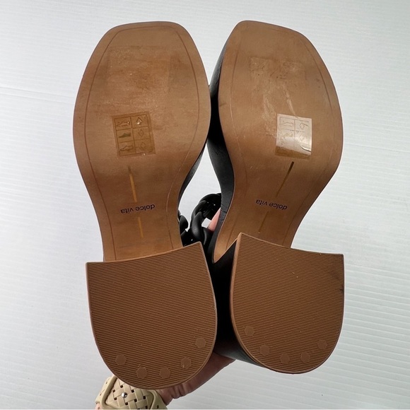 Dolce Vita Chunky Platform Heels womens 9 Black Ashby Twist Y2K 90s - Picture 11 of 12